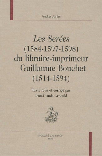 Emprunter LES SEREES 1584 1597 1598 DU LIBRAIRE IMPRIMEUR POITEVIN livre