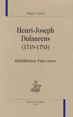 Emprunter HENRI-JOSEPH DULAURENS (1719-1793). REHABILITATION D'UNE OEUVRE livre