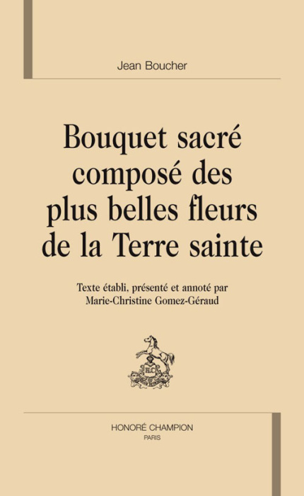 Emprunter BOUQUET SACRE COMPOSE DES PLUS BELLES FLEURS DE LA TERRE SAINTE. EDITION PAR M-C GOMEZ-GERAUD livre