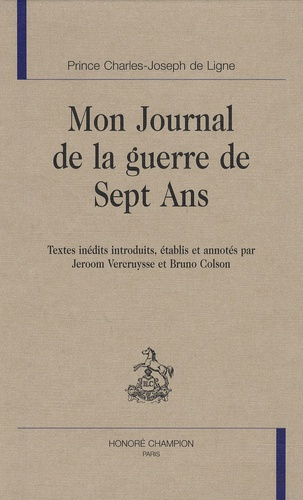 Emprunter MON JOURNAL DE LA GUERRE DE SEPT ANS livre