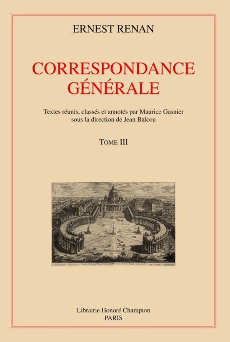Emprunter CORRESPONDANCE GENERALE. T3 : 1849-1856. EDITION PAR J. BALCOU livre