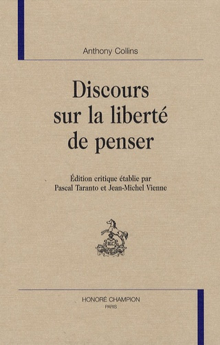 Emprunter DISCOURS SUR LA LIBERTE DE PENSER livre