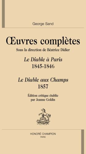 Emprunter LE DIABLE A PARIS. LE DIABLE AUX CHAMPS. OEUVRES COMPLETES 1845-1846. livre
