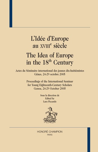 Emprunter L'IDEE D'EUROPE AU XVIIIE SIECLE livre