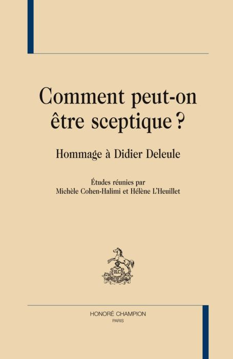 Emprunter COMMENT PEUT-ON ETRE SCEPTIQUE ? livre
