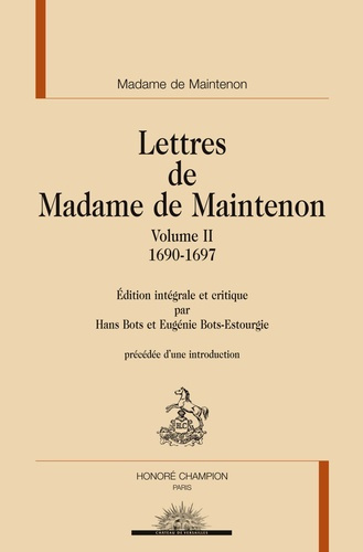 Emprunter LETTRES T2 : 1690-1697 livre