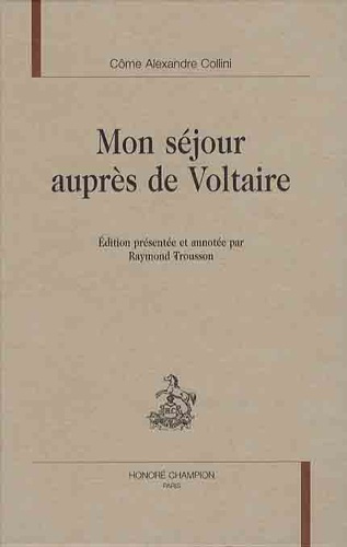 Emprunter MON SEJOUR AUPRES DE VOLTAIRE livre