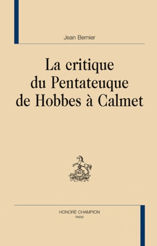 Emprunter LE CRITIQUE DU PENTATEUQUE DE HOBBES A CALMET livre