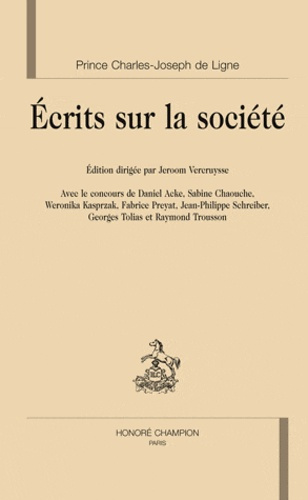 Emprunter ECRITS SUR LA SOCIETE livre