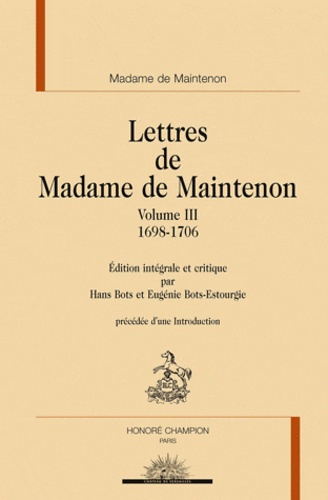 Emprunter LETTRES T3 : 1698-1706 livre