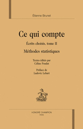 Emprunter CE QUI COMPTE - METHODES STATISTIQUES. ECRITS CHOISIS, TOME II livre
