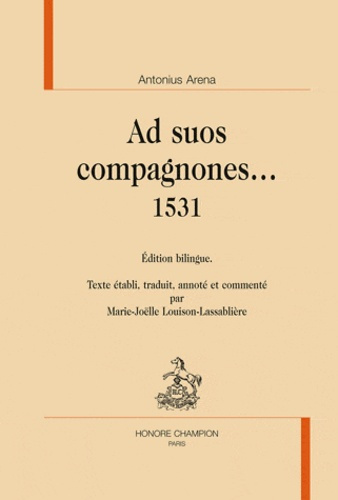 Emprunter AD SUOS COMPAGNONES...1531 livre