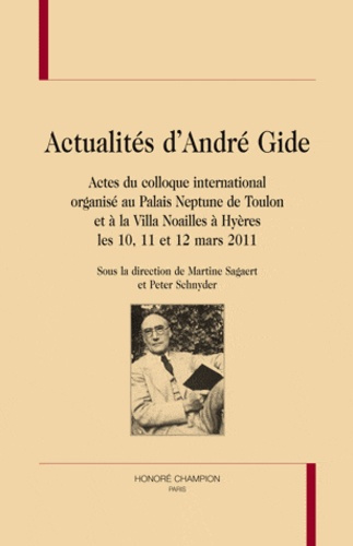 Emprunter ACTUALITES D'ANDRE GIDE livre