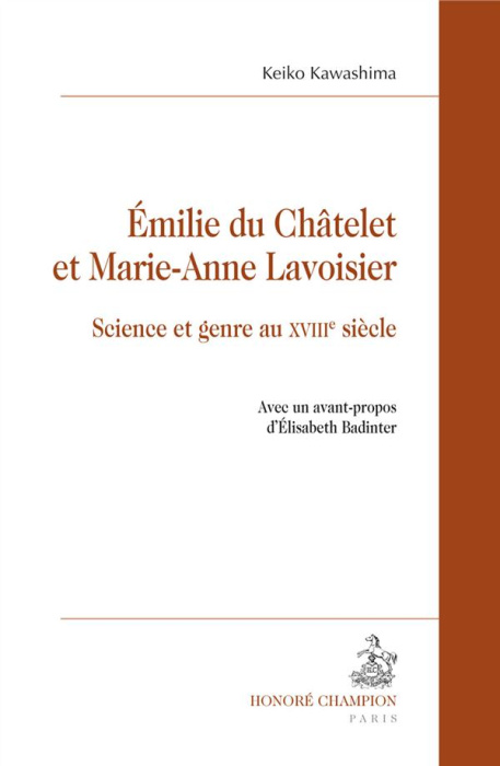 Emprunter EMILIE DU CHATELET ET MARIE-ANNE LAVOISIER. livre