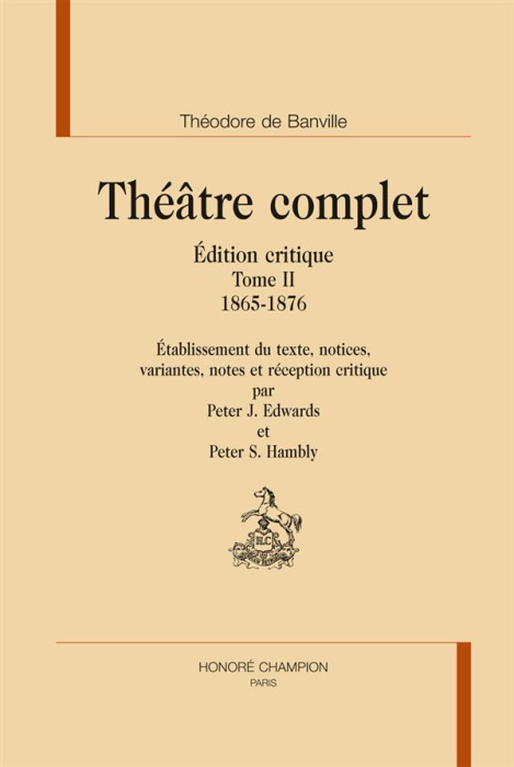 Emprunter THEATRE COMPLET T2 : 1865 - 1876 livre