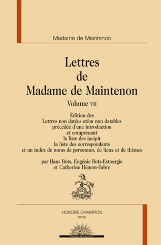Emprunter LETTRES T7 : LETTRES NON DATEES livre