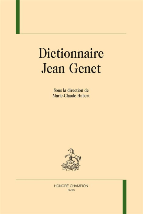 Emprunter DICTIONNAIRE JEAN GENET livre