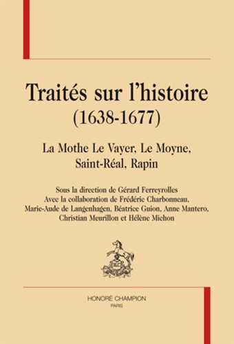 Emprunter TRAITES SUR L'HISTOIRE (1638-1677) livre