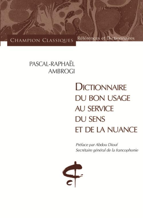 Emprunter Dictionnaire du bon usage au service du sens et de la nuance livre