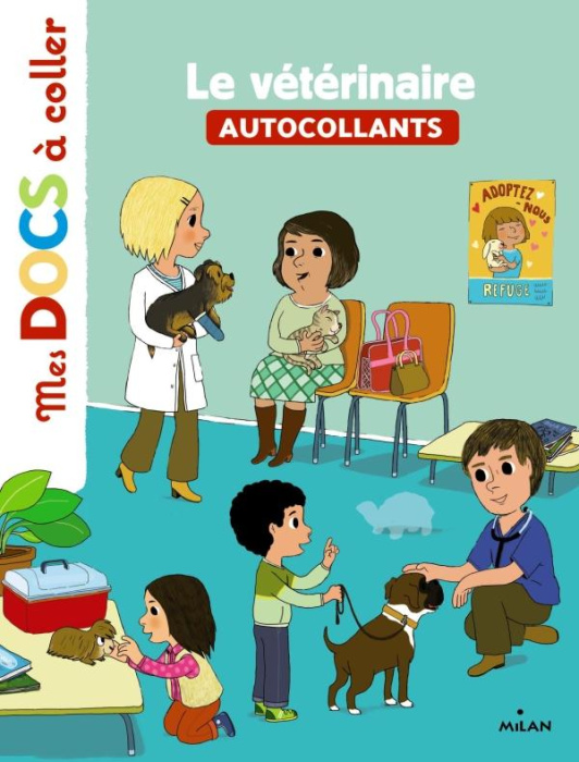 Emprunter Le vétérinaire. Autocollants livre