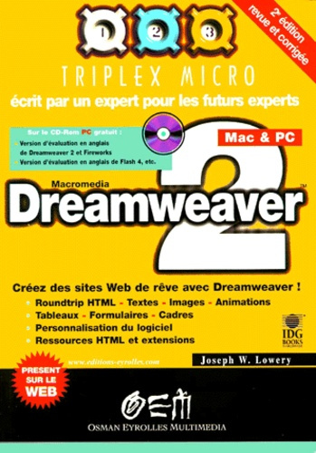 Emprunter DREAMWEAVER 2. 2ème édition, avec CD-Rom livre