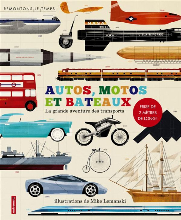 Emprunter Autos, motos et bateaux. La grande aventure des transports livre
