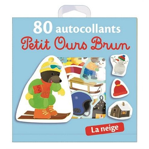 Emprunter LA NEIGE - 80 AUTOCOLLANTS PETIT OURS BRUN livre