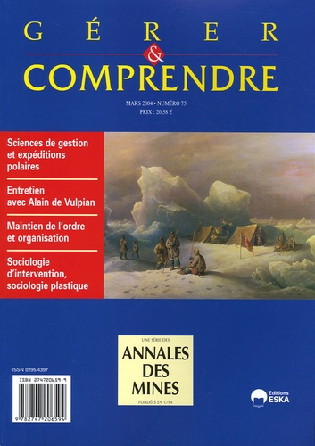 Emprunter Gérer et comprendre N° 75 - Mars 2004 livre