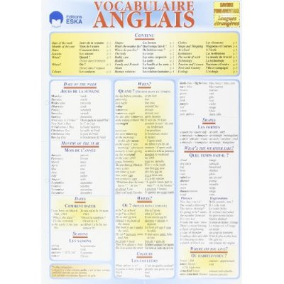 Emprunter Vocabulaire anglais livre