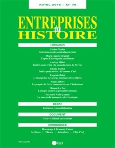 Emprunter Entreprises et Histoire N° 78 : L'imitation livre