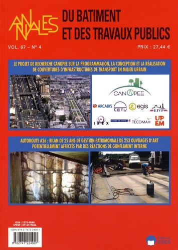 Emprunter Annales du bâtiment et des travaux publics Volume 67 N° 4, Novembre 2015 livre