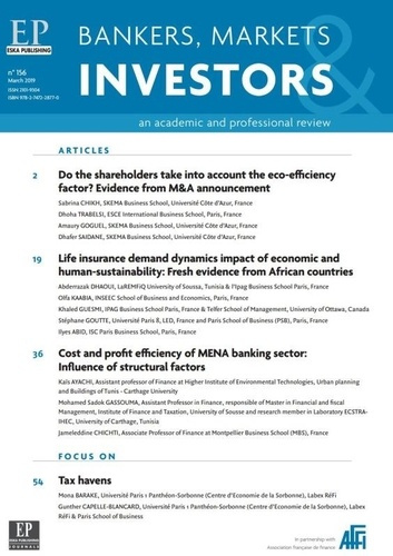 Emprunter Bankers, Market & Investors N° 156 : Life insurance demand dynamics impact of economic&human... livre
