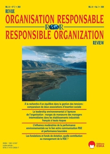 Emprunter Le leadership environnemental a l'epreuve de l'organisation-ror 2-2019. Revue de l'organisation resp livre