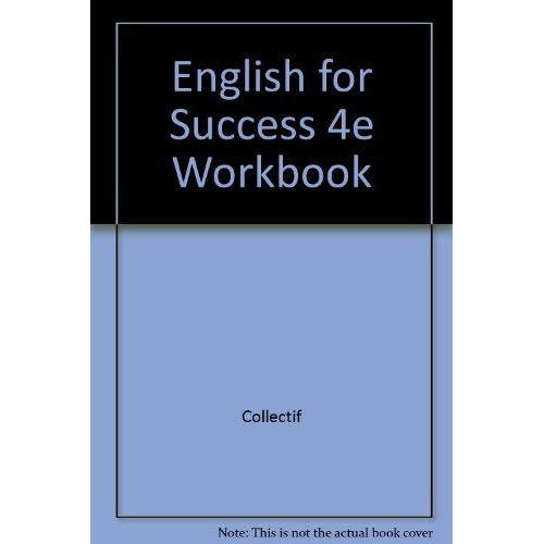Emprunter English for success 4e Workbook livre