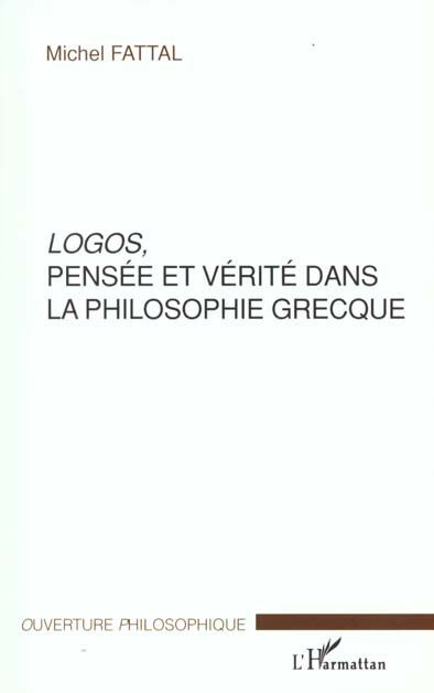 Emprunter Logos, pensée et vérité dans la philosophie grecque livre