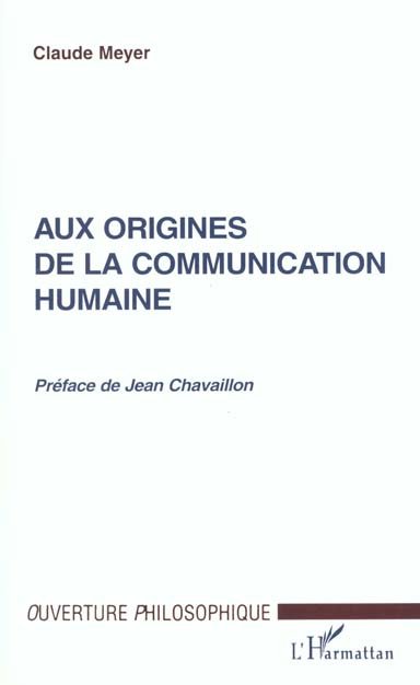 Emprunter Aux origines de la communication humaine livre