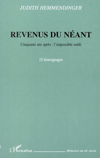 Emprunter REVENUS DU NEANT : CINQUANTE ANS APRES : L'IMPOSSIBLE OUBLI livre
