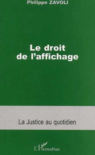 Emprunter Le droit de l'affichage livre