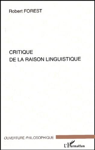 Emprunter Critique de la raison linguistique livre