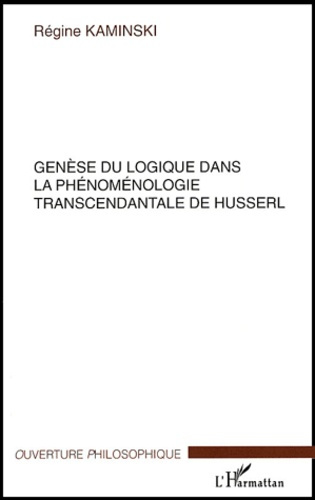 Emprunter Genèse du logique dans la phénoménologie de Husserl livre