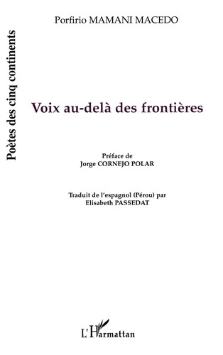 Emprunter Voix au-delà des frontières. Edition bilingue français-espagnol livre