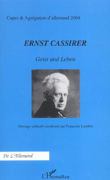 Emprunter Ernst Cassirer. Geist und Leben livre