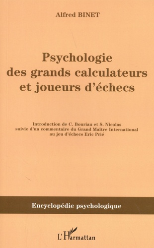 Emprunter Psychologie des grands calculateurs et joueurs d'echecs livre