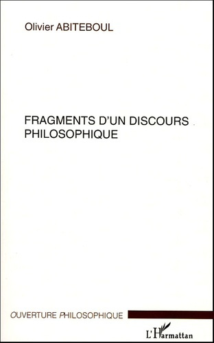 Emprunter Fragments d'un discours philosophique livre