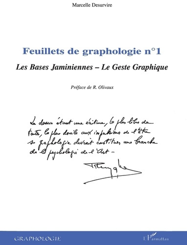 Emprunter Feuillets de graphologie . Tome 1, Les bases jaminiennes, le geste graphique livre