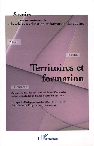 Emprunter Savoirs N° 9, 2005 : Territoires et formation livre
