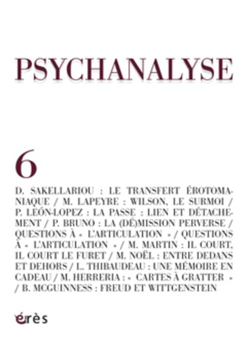 Emprunter PSYCHANALYSE 06 - PSYCHOSE ET PERVERSION livre