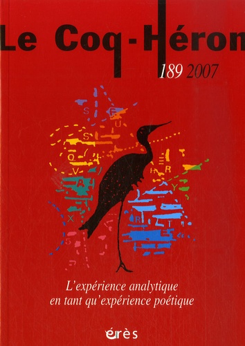 Emprunter Le Coq-Héron N° 189/2007 : L'expérience analytique en tant qu'expérience poétique livre