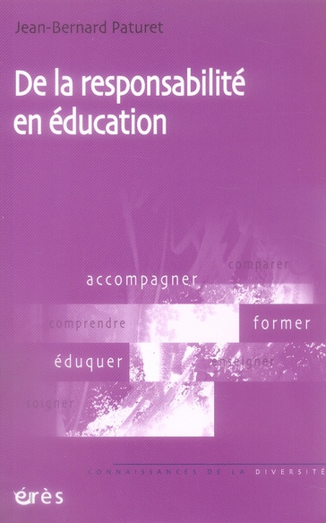 Emprunter De la responsabilité en éducation livre