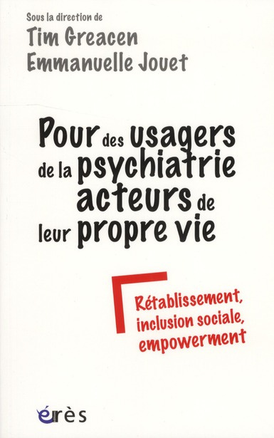 Emprunter Pour des usagers de la psychiatrie acteurs de leur propre vie. Rétablissement, inclusion sociale, em livre